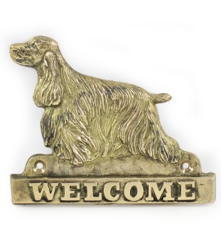 Cocker spaniel angielski welcome plakietka Art-Dog